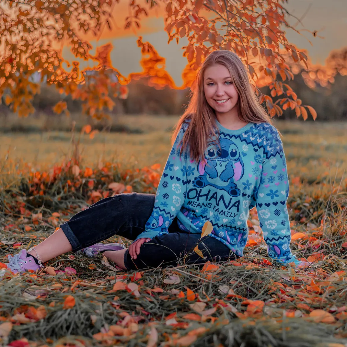 Lilo & Stitch - Ohana Means Family Strickpullover