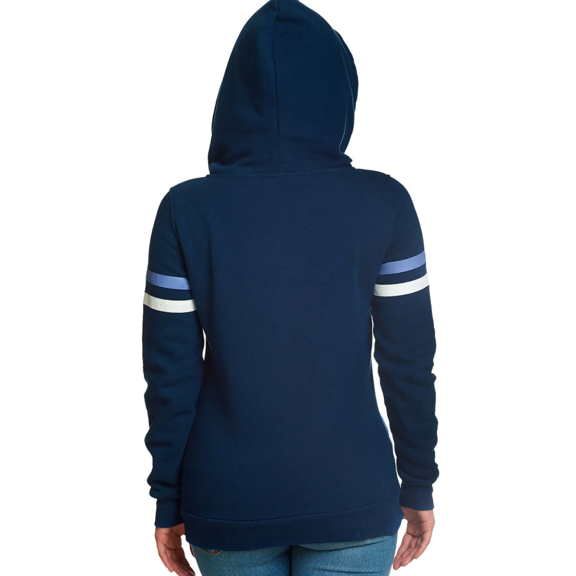 Lilo & Stitch - Ohana Means Family Hoodie Damen blau
