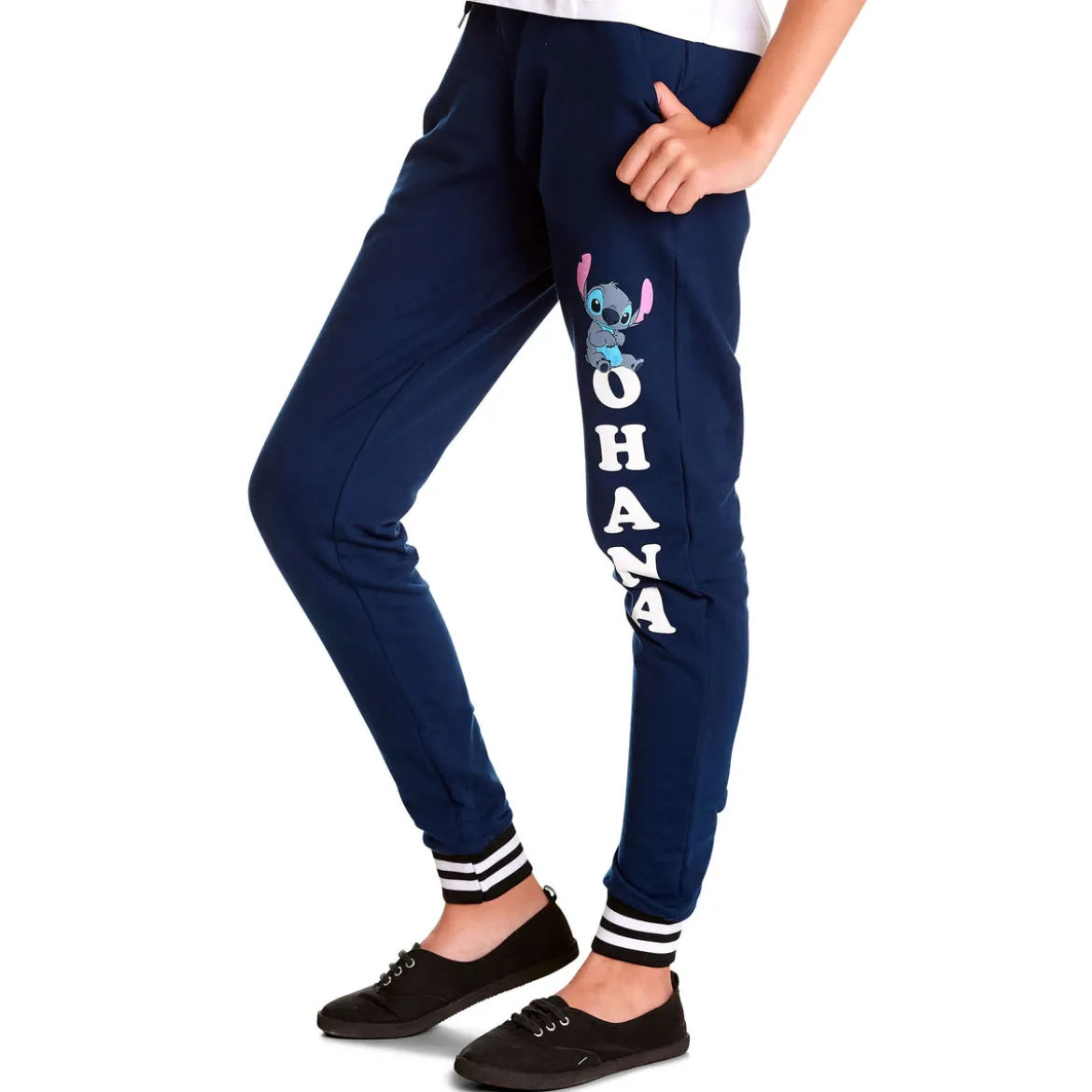 Lilo & Stitch - Ohana Sweathose Damen blau