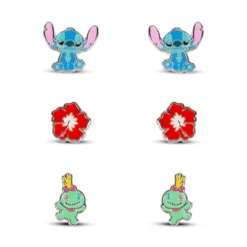 Lilo & Stitch - Ohrstecker 3er Set in Geschenkbox