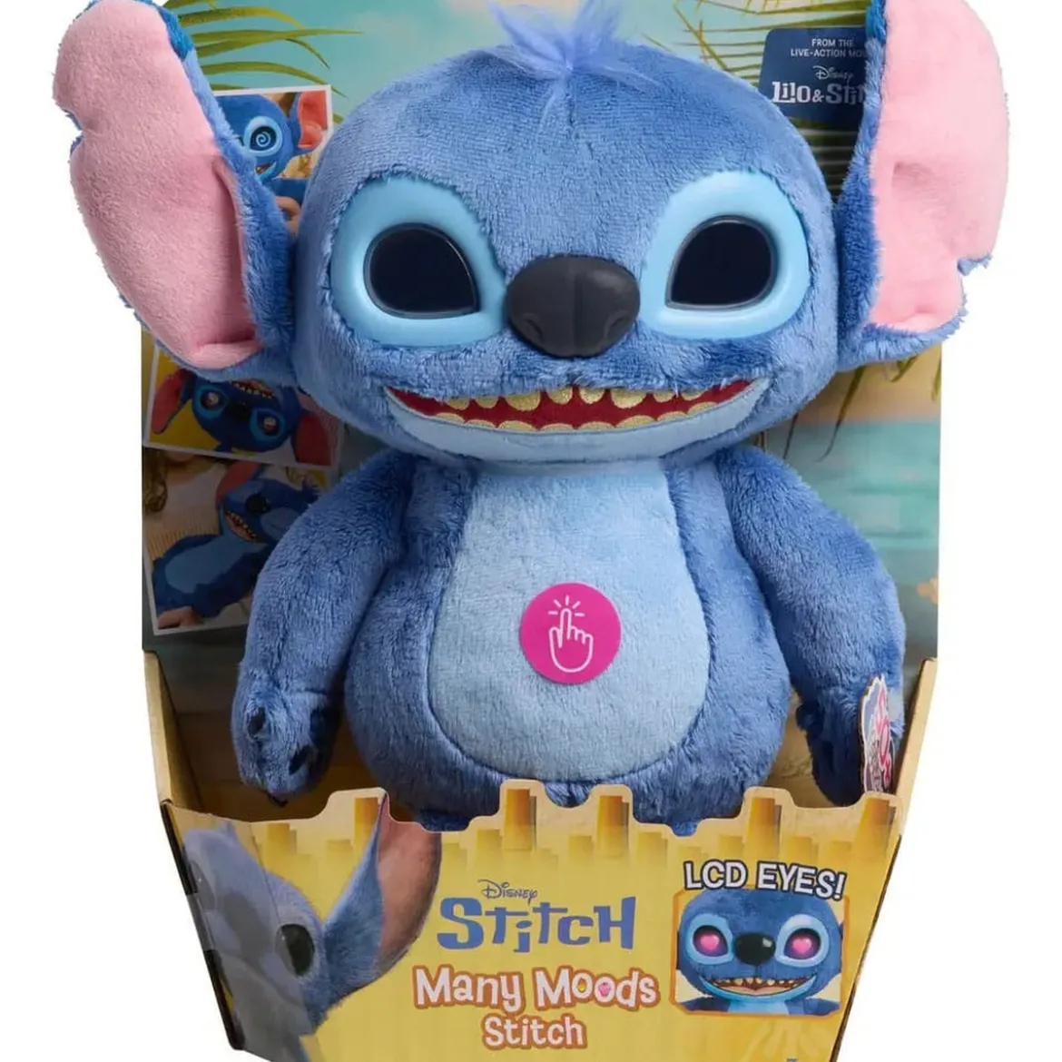 Lilo & Stitch Plüschfigur mit LCD-Spezialeffekte und Sounds The Many Mood Stitch 36 cm