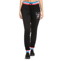 Lilo & Stitch - Rainbow Stitch Sweathose Damen schwarz