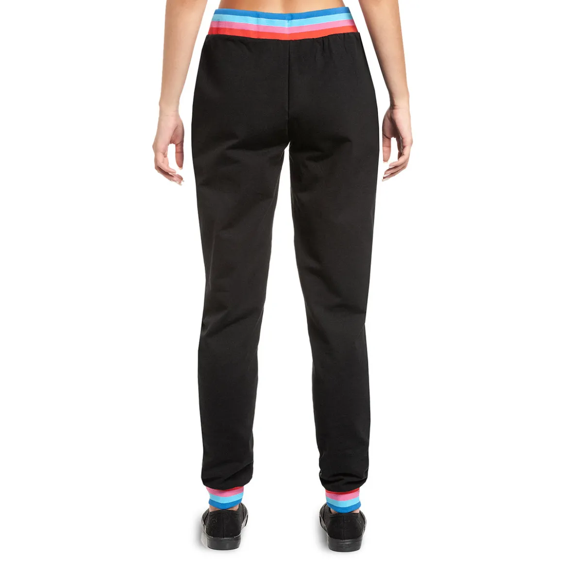 Lilo & Stitch - Rainbow Stitch Sweathose Damen schwarz