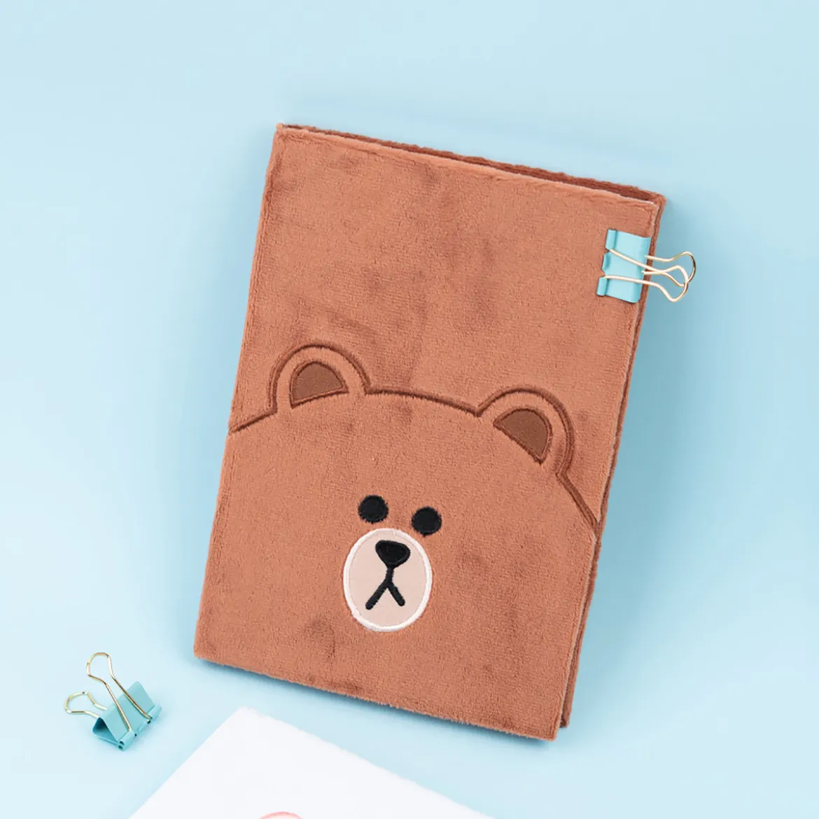 Line Friends - Brown Plüsch Notizbuch A5