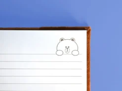 Line Friends - Brown Plüsch Notizbuch A5