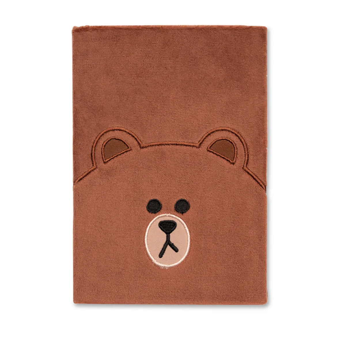 Line Friends - Brown Plüsch Notizbuch A5
