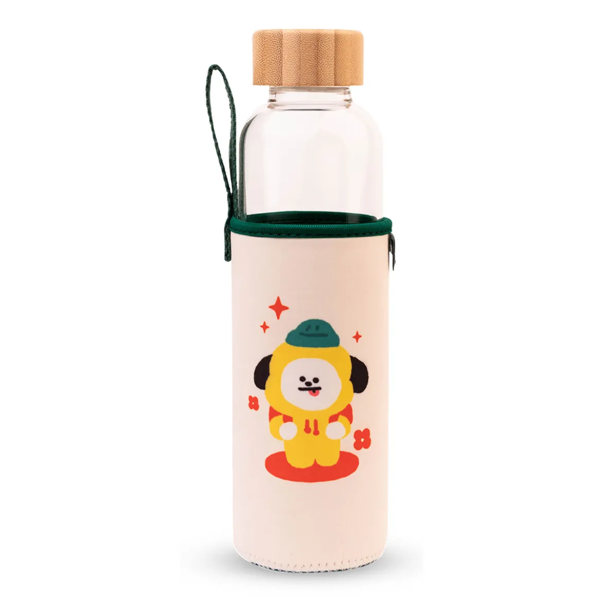 Line Friends - BT21 Green Planet Chimmy Trinkflasche