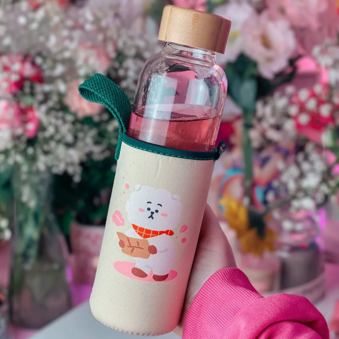 Line Friends - BT21 Green Planet RJ Trinkflasche
