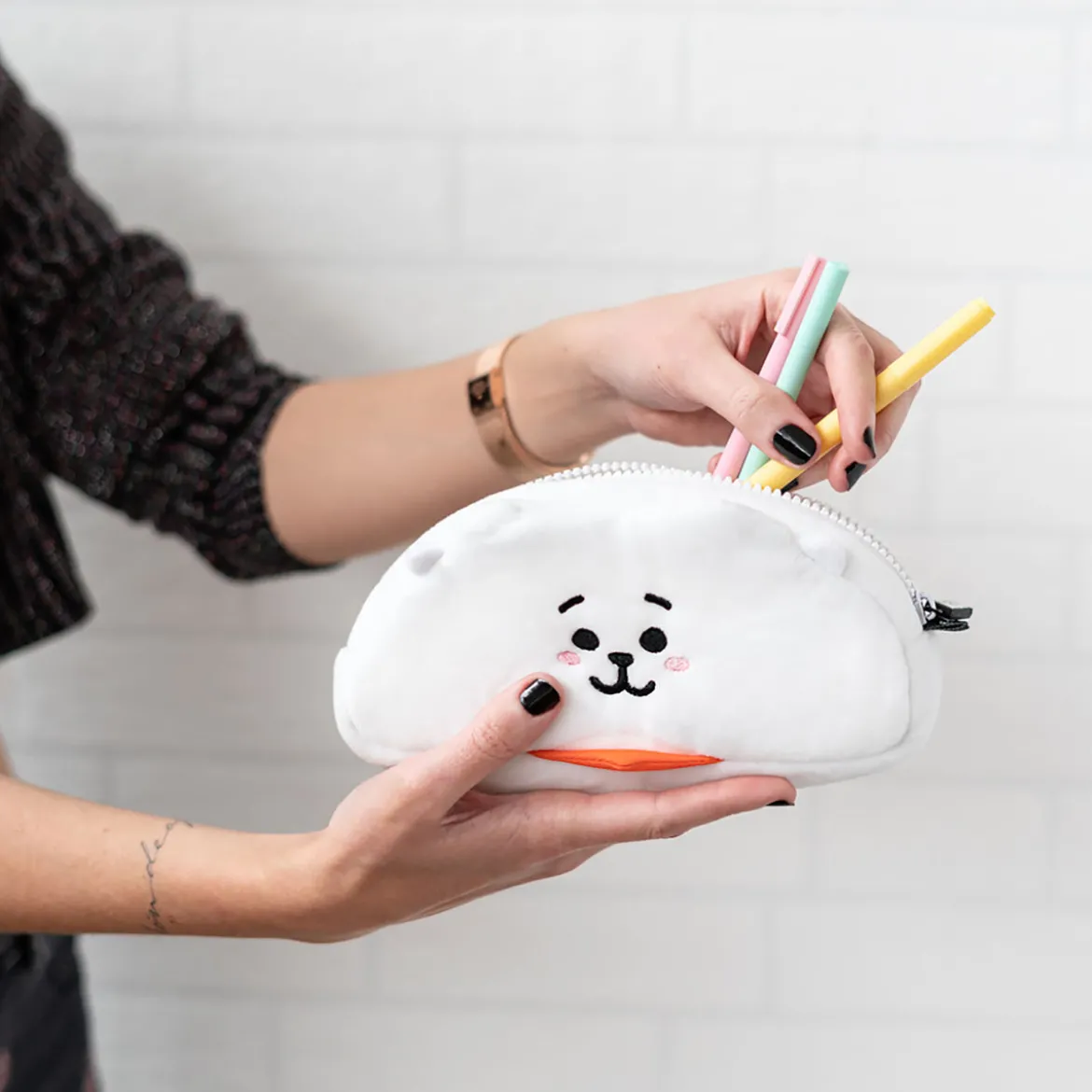 Line Friends - BT21 RJ Plüsch Federmäppchen