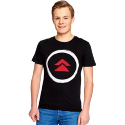 Logo T-Shirt für Ghost of Tsushima Fans schwarz