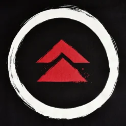 Logo T-Shirt für Ghost of Tsushima Fans schwarz