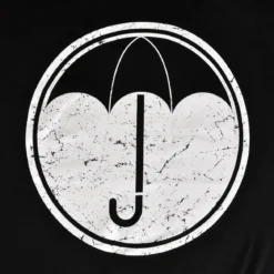 Logo T-Shirt für The Umbrella Academy Fans schwarz