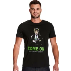 Loki - Come on T-Shirt schwarz