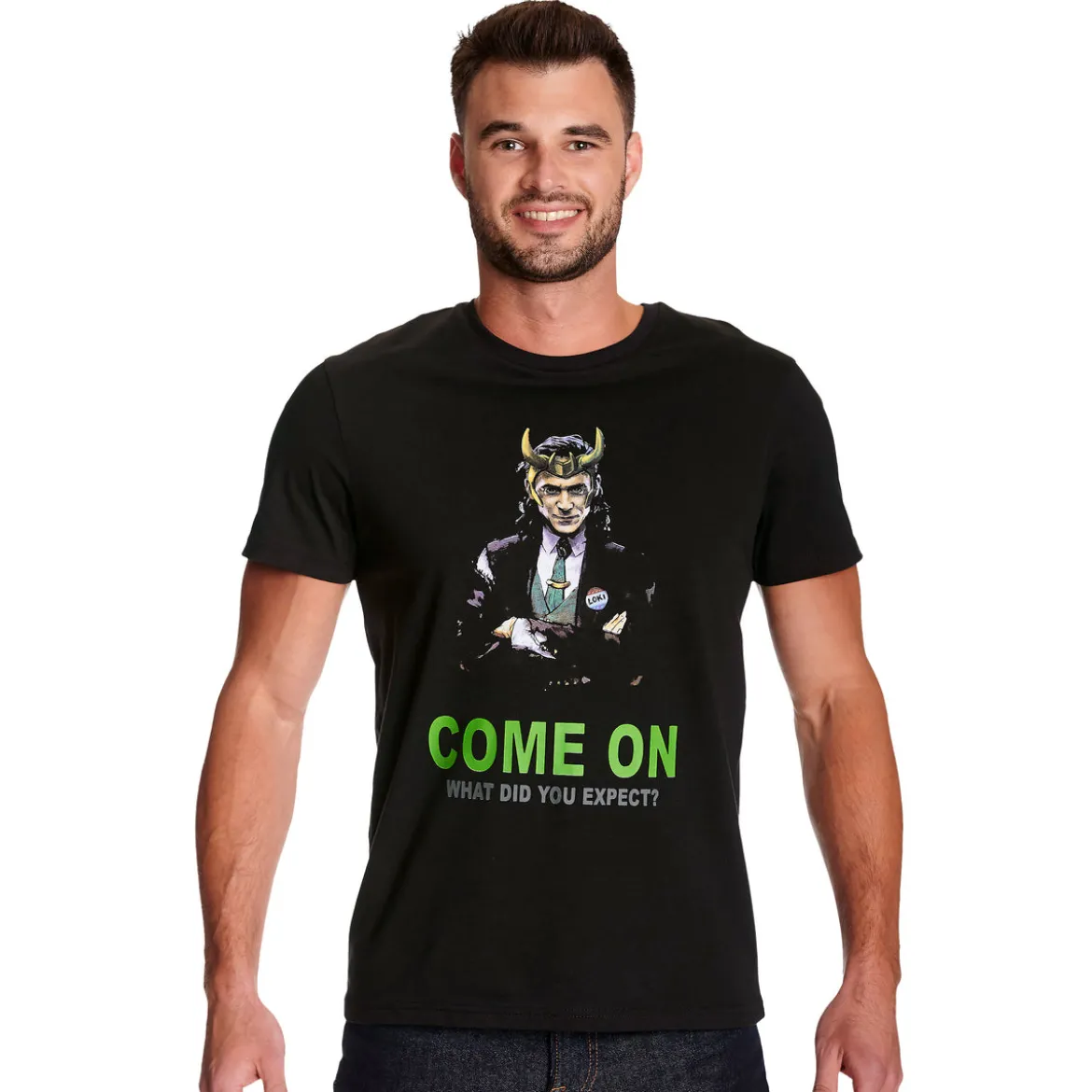 Loki - Come on T-Shirt schwarz