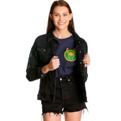 Loki - Logo Jeansjacke Damen schwarz