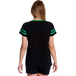 Loki - Logo Pyjama kurz Damen schwarz