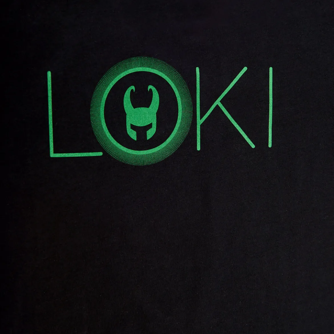 Loki - Logo Pyjama kurz Damen schwarz