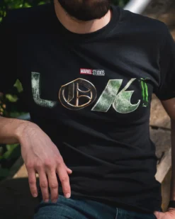 Loki - Logo T-Shirt schwarz