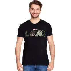 Loki - Logo T-Shirt schwarz