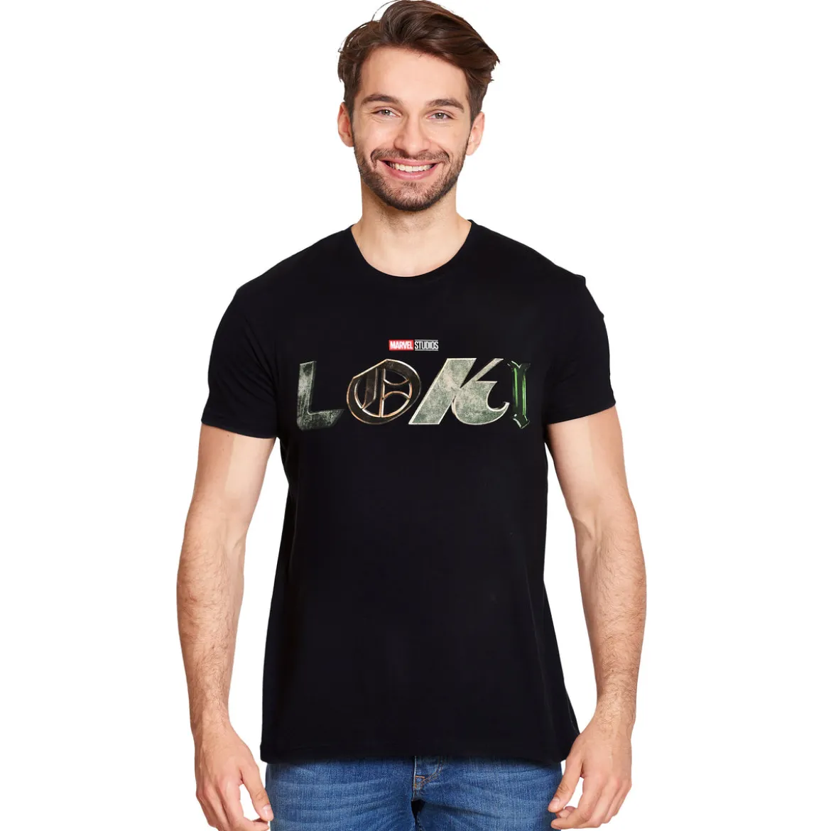 Loki - Logo T-Shirt schwarz