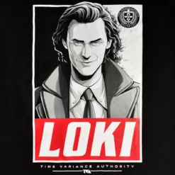 Loki Square T-Shirt schwarz