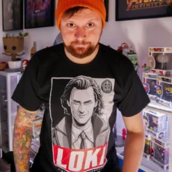 Loki Square T-Shirt schwarz