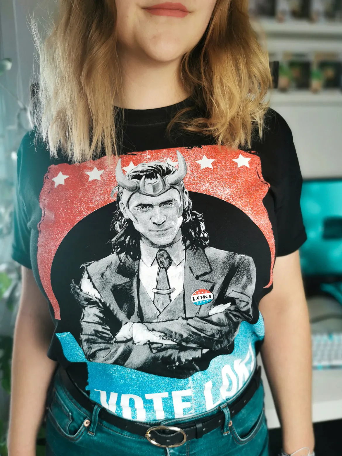 Loki - Vote Loki T-Shirt schwarz