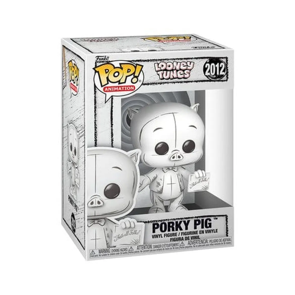 Looney Tunes POP! Animation Vinyl Figur Porky Pig? 9 cm