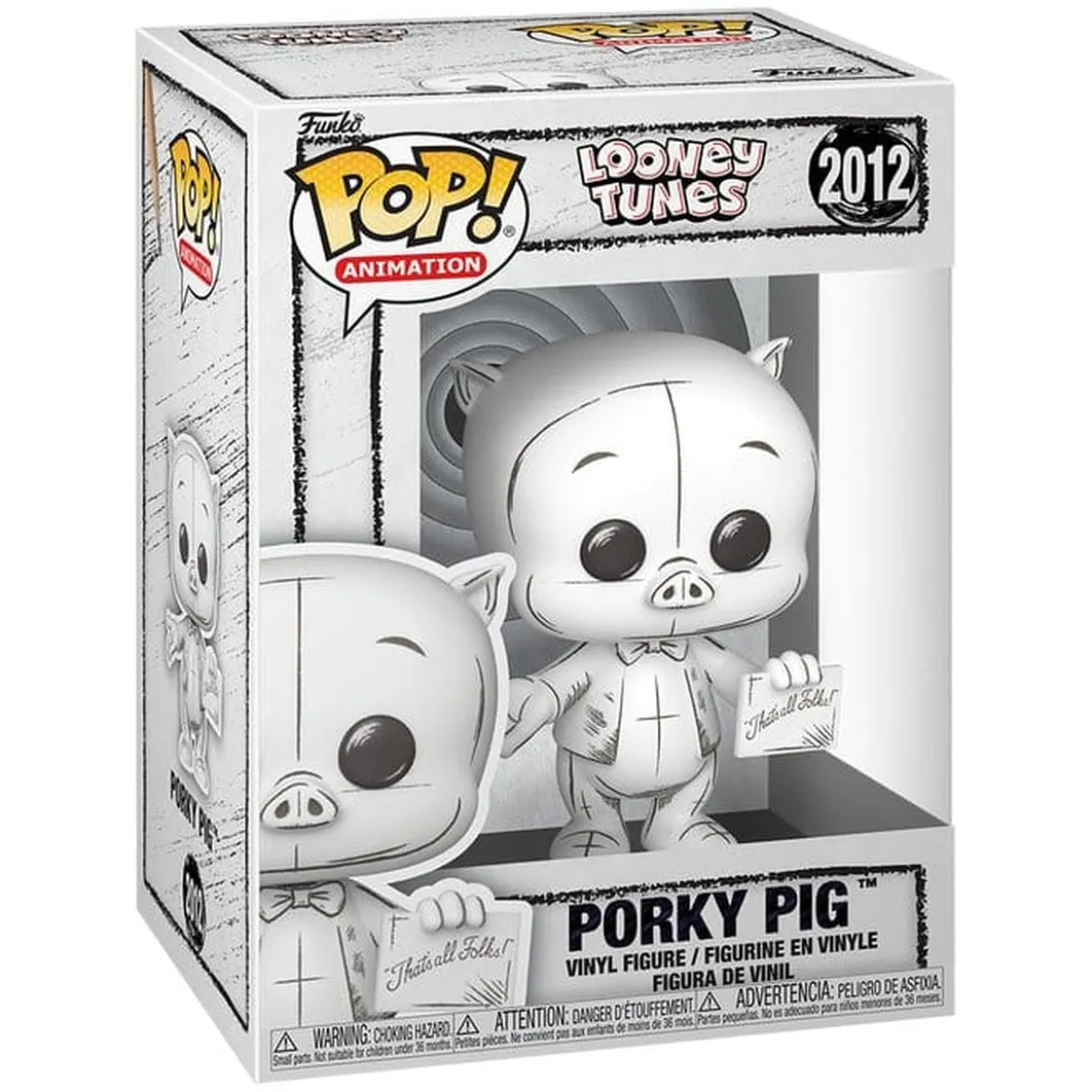 Looney Tunes POP! Animation Vinyl Figur Porky Pig? 9 cm