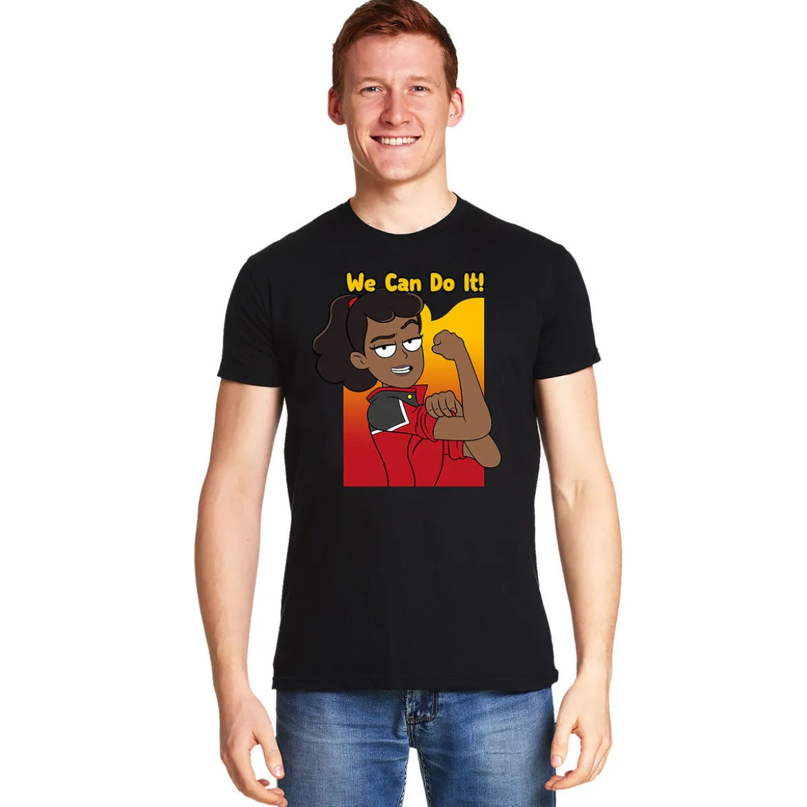 Lower Decks Do It! T-Shirt für Star Trek Fans schwarz
