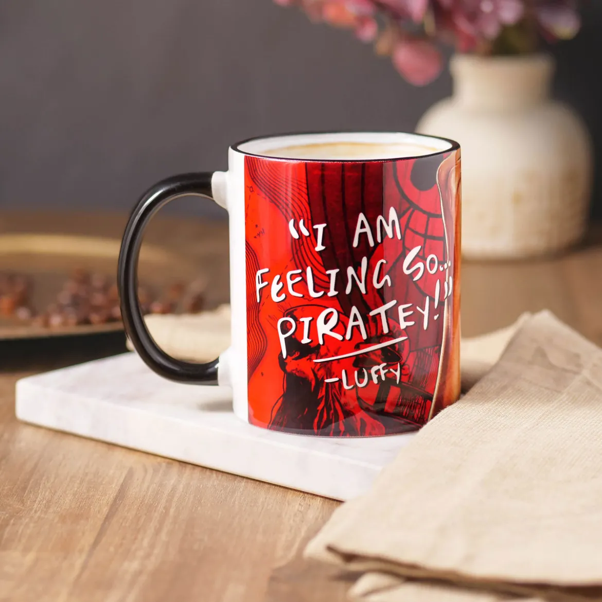 Luffy Feeling Piratey Tasse - One Piece