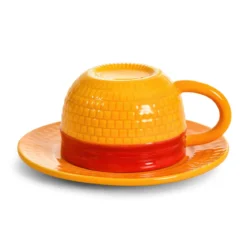 Luffy Strohhut Tasse mit Untertasse - One Piece