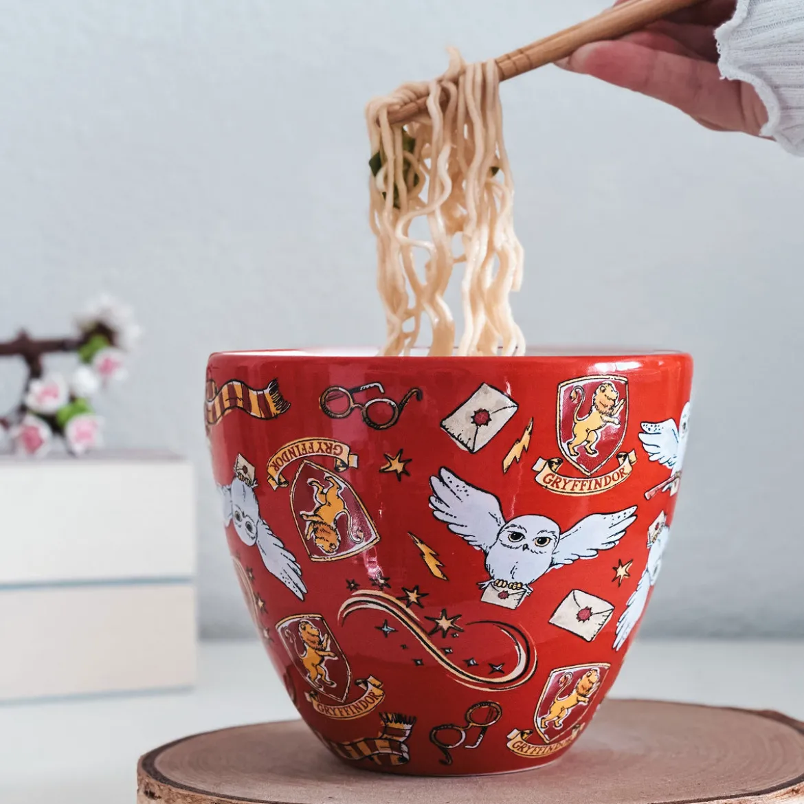 Magic Symbols Ramen Schale mit Ess-Stäbchen - Harry Potter