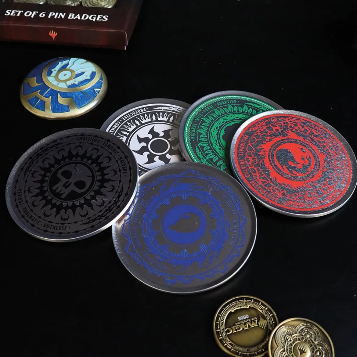 Magic the Gathering - Symbols Untersetzer 5er Set