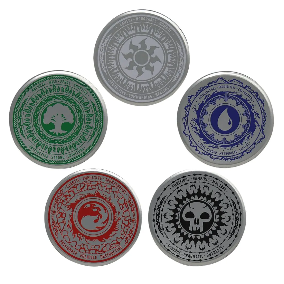 Magic the Gathering - Symbols Untersetzer 5er Set