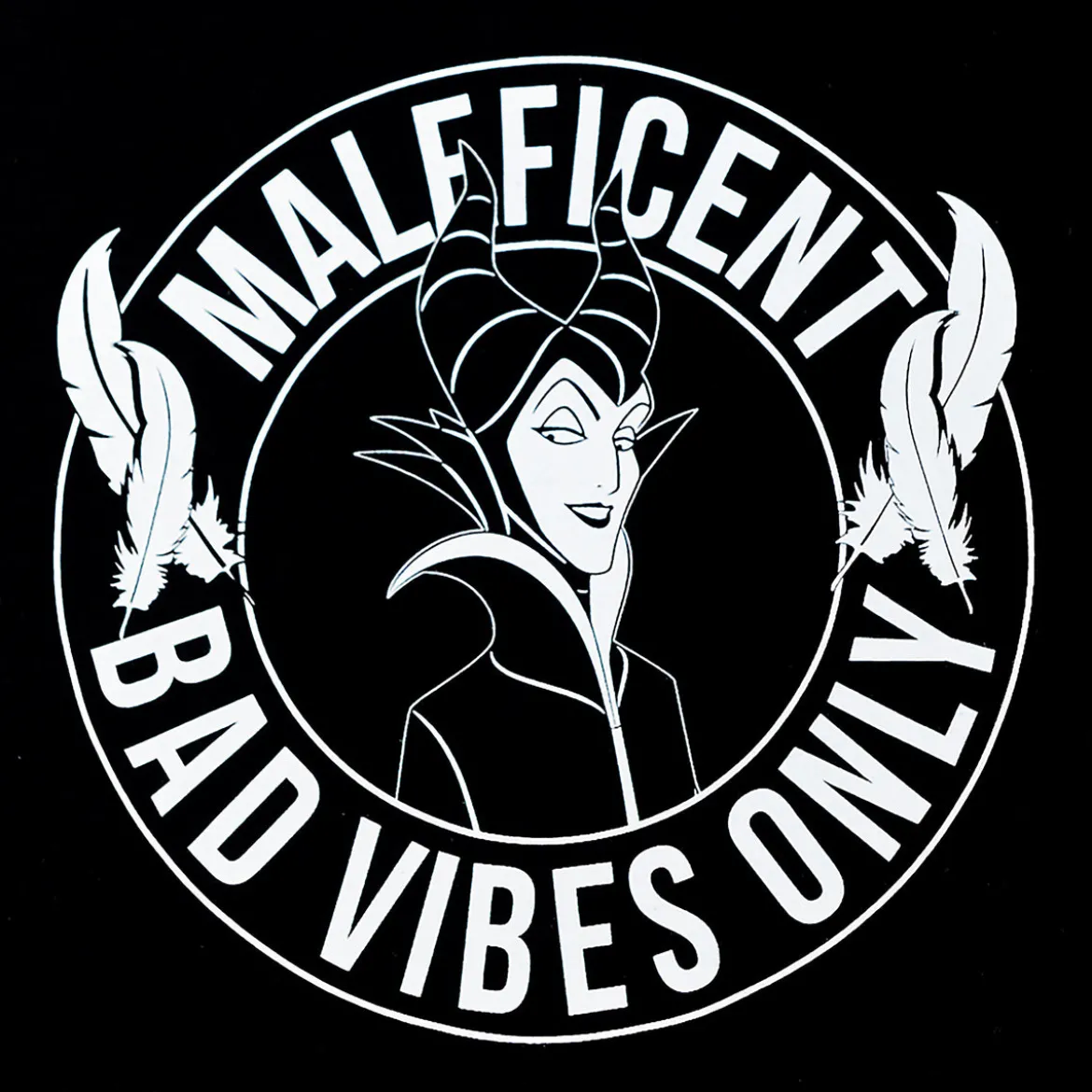 Maleficent - Bad Vibes Only T-Shirt Damen schwarz