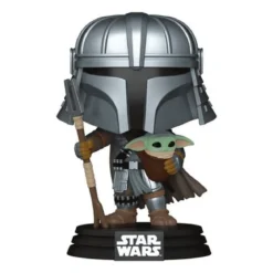 Mandalorian mit Grogu Funko Pop Wackelkopf-Figur