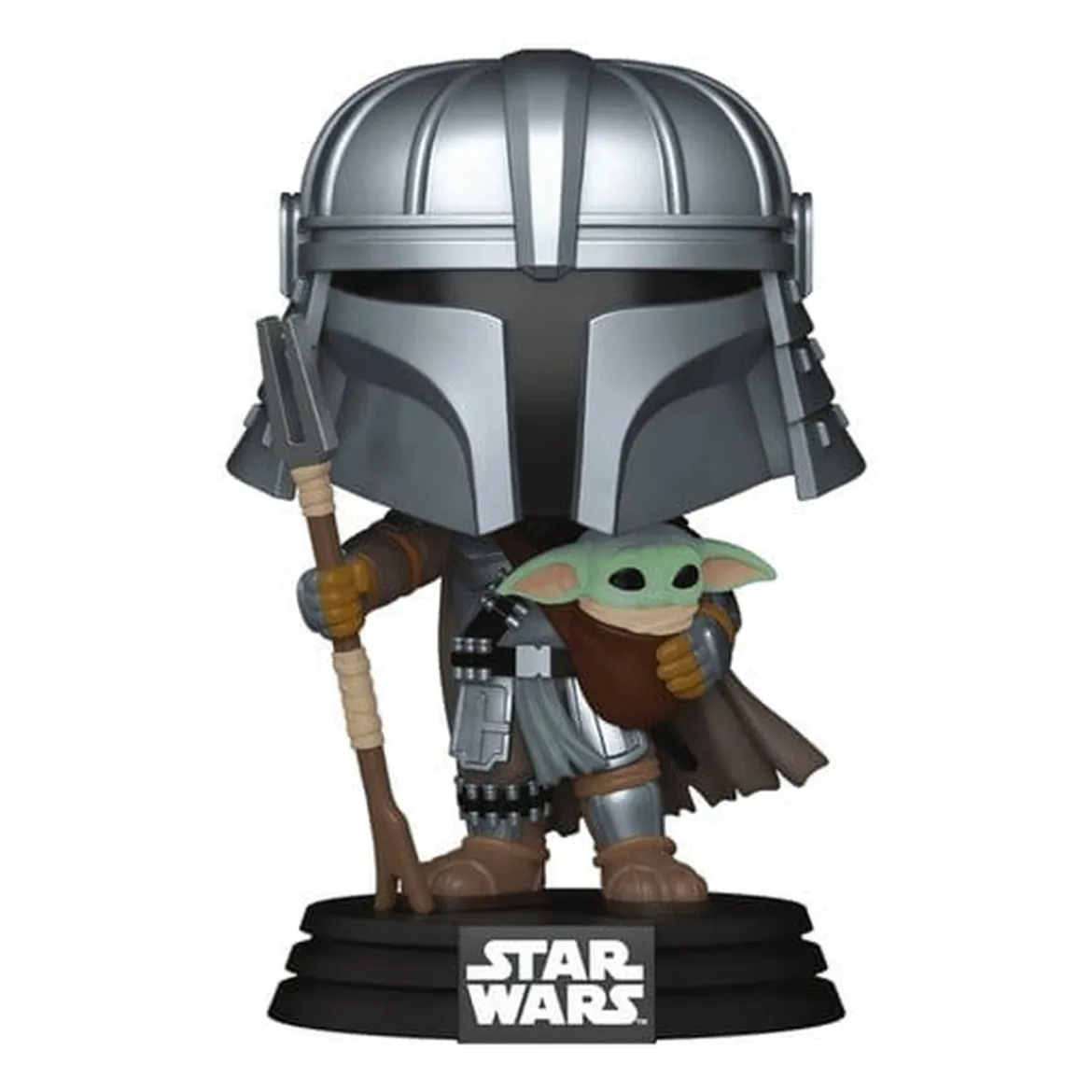 Mandalorian mit Grogu Funko Pop Wackelkopf-Figur