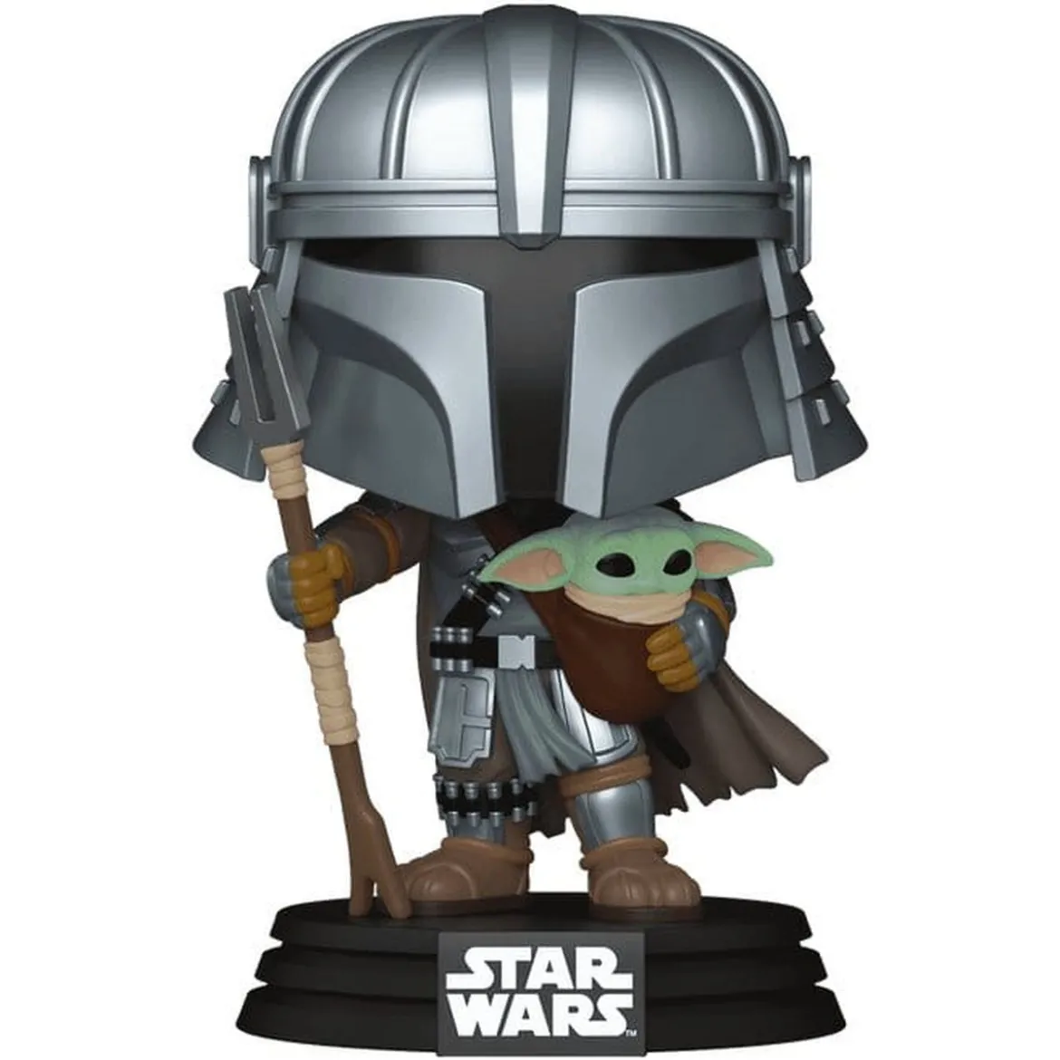 Mandalorian mit Grogu Funko Pop Wackelkopf-Figur