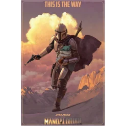 Mandalorian on the Run Maxi Poster - Star Wars The Mandalorian