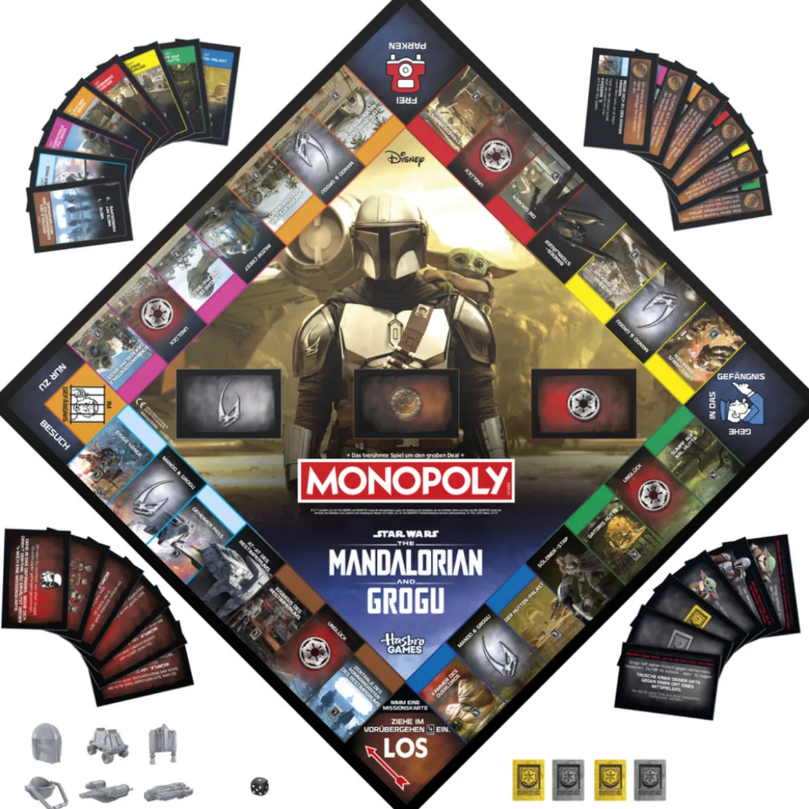 Mandalorian und Grogu Monopoly - Star Wars The Mandalorian