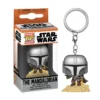 Mando mit Blaster Funko Pop Schlüsselanhänger - Star Wars The Mandalorian