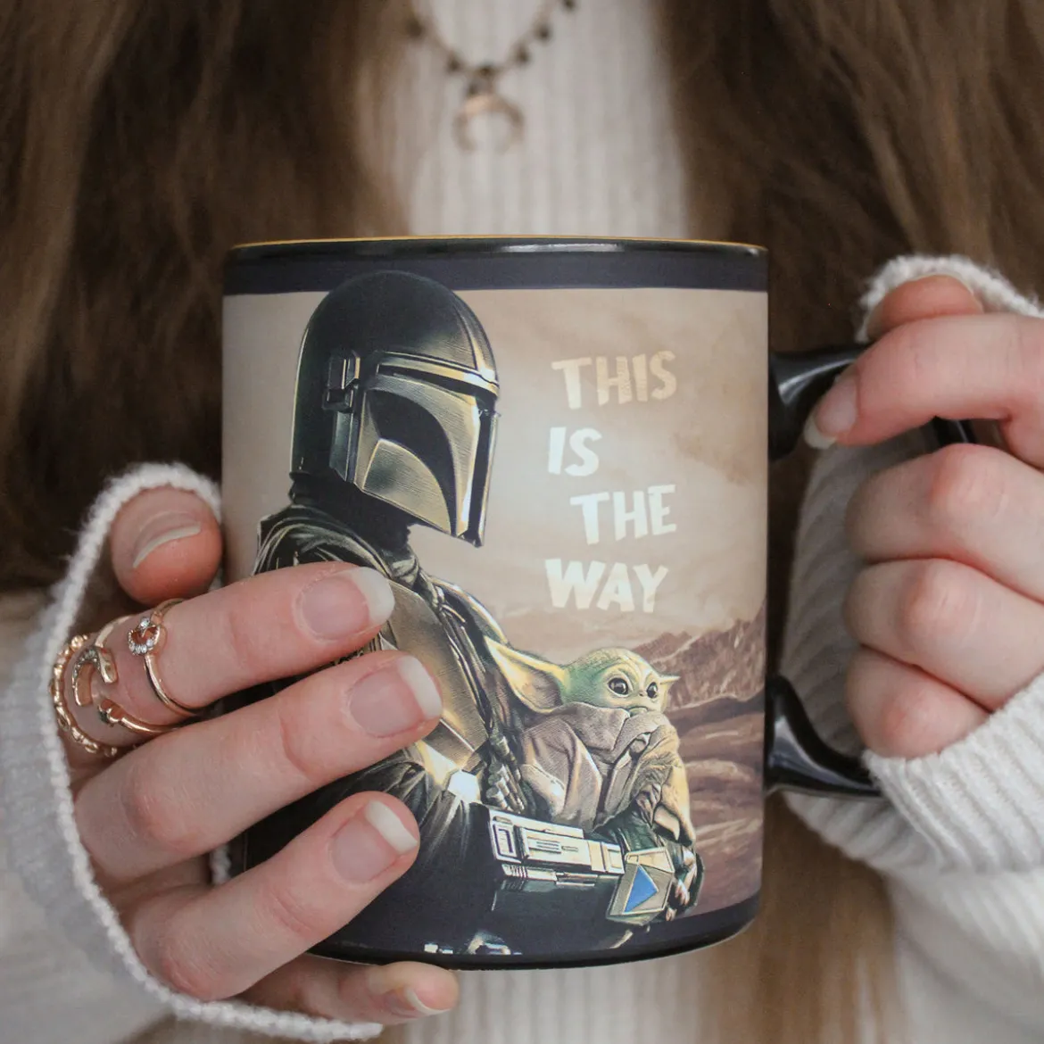 Mando mit Grogu Thermoeffekt Tasse - Star Wars The Mandalorian