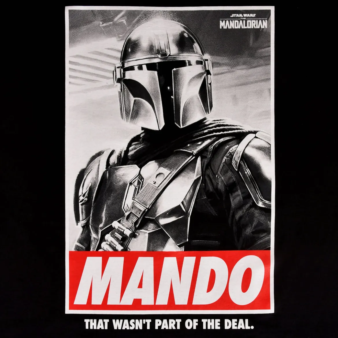 Mando T-Shirt schwarz - Star Wars The Mandalorian
