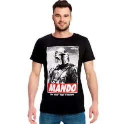 Mando T-Shirt schwarz - Star Wars The Mandalorian