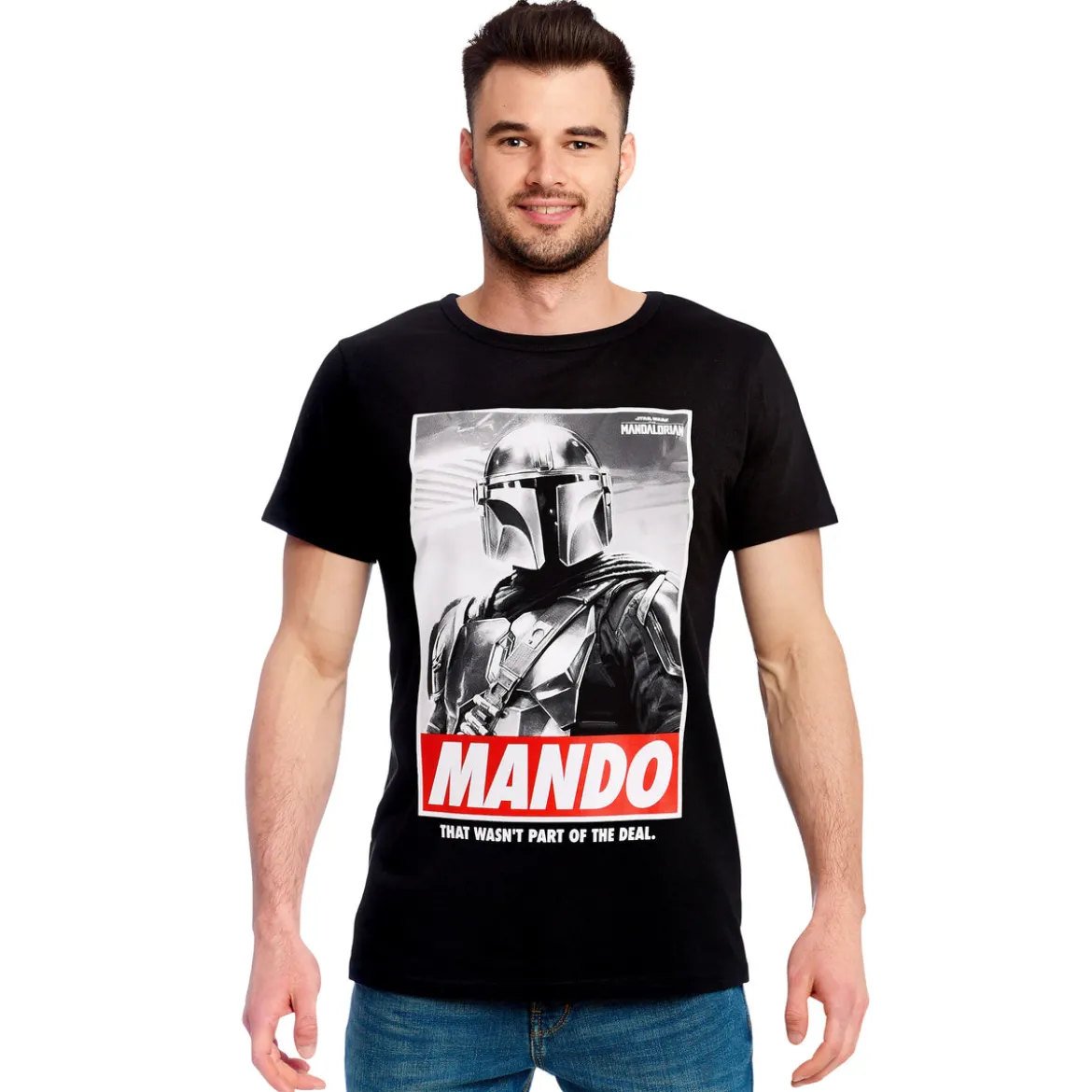 Mando T-Shirt schwarz - Star Wars The Mandalorian