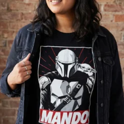 Mando Wherever I Go He Goes T-Shirt schwarz - Star Wars The Mandalorian