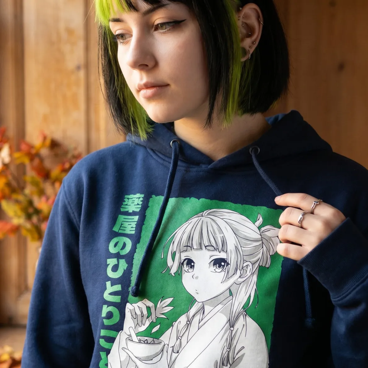 Maomao Hoodie blau für Tagebücher der Apothekerin Fans