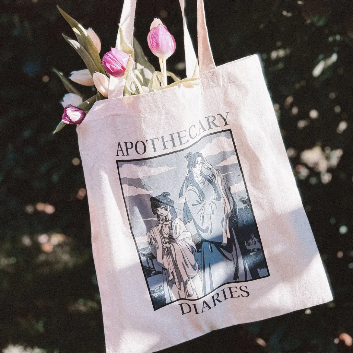 Maomao und Jinshi Jutebeutel für Die Tagebücher der Apothekerin Fans