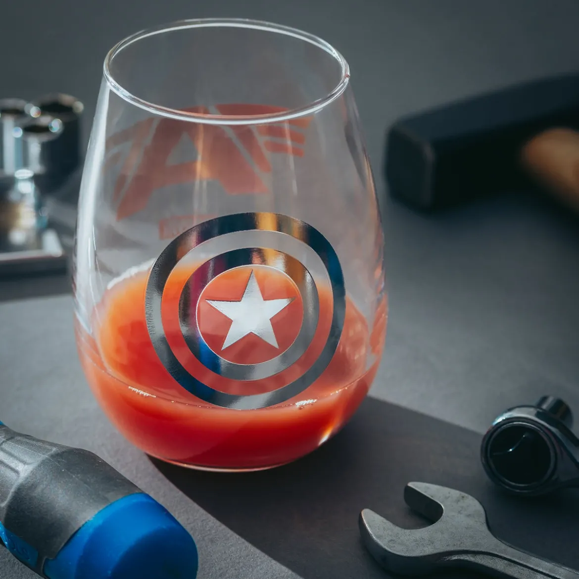 Marvel Avengers - Iron Man & Captain America Gläser 2er Set